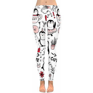 Ropa de yoga Temporada de otoño Sublimación Impresión Mujeres Leggings Venta al por mayor Mujeres de moda Fitness Leggings - Product Image 3