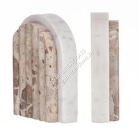 Serre-livres rectangulaire moderne en aluminium de luxe fait main, cadeau d'affaires personnalisé OEM, multicolore, pour la maison, l'hôtel, les anniversaires, la table