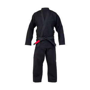 Color negro cómodo transpirable barato uniforme de entrenamiento de Karate Gi uniforme transpirable cómodo y de secado rápido - Product Image 5