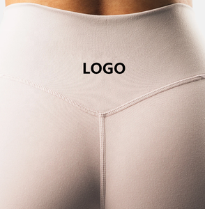 Estilo de moda para mujer de cintura alta hasta el tobillo cintura elástica que absorbe el sudor ropa deportiva entrenamiento Leggings cómodos pantalones de Yoga V - Product Image 5