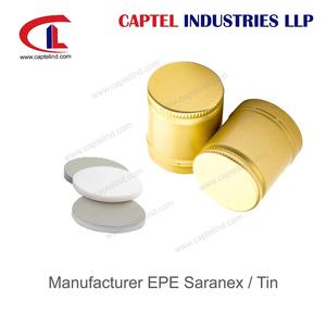 Joint torique stratifié Saranex doublure vin 30 60mm vis bouchons en aluminium - Product Image 2