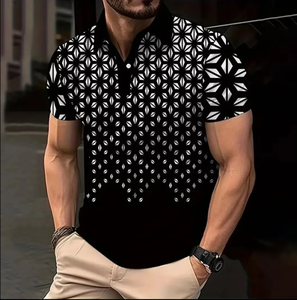 Men's Fashion Polo <b>T</b> <b>Shirt</b> with Classic Polo <b>Collar</b> Breathable Material Short Sleeve Casual Clothing - Product Image 3