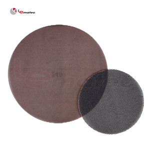 Disque abrasif en filet Lematec 5, 6, 9 pouces, oxyde d'aluminium fusionné, disque de ponçage sans poussière, dureté moyenne, grain 40-3000 - Product Image 1