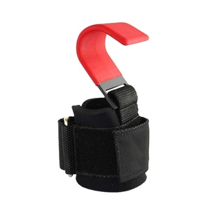 Guantes de Neopreno para Levantamiento de Pesas con Agarres de Gancho y Muñequeras, Correa de Muñeca para Gimnasio y Fitness, para Dominadas y Levantamiento de Potencia - Product Image 5