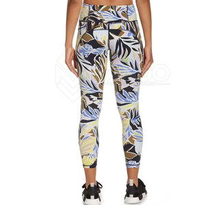 Pantalones de Yoga Elásticos de Cintura Media para Mujer, con Logotipo Personalizado de Alta Calidad, Diseño Sólido y Estilo Liso - Product Image 3