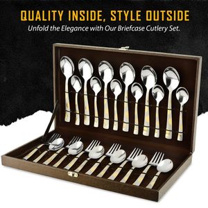 Elegant Design Cutlery Set Business & Promotional <b>Gift</b> 24 Pcs Flatware Article Available <b>for</b> Wedding & Hotels Use Hot Selling - Product Image 4