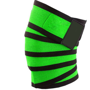 Genouillères Haltérophilie Logo personnalisé Gym Haltérophilie Genouillères Haute Élastique Sports pour Genouillères Entretien OEM - Product Image 1