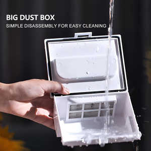 Aspirateur robot 2-en-1 double mode, aspiration des poils d'animaux, auto-rechargeable, pour sols durs et tapis à poils ras, en plastique durable - Product Image 2