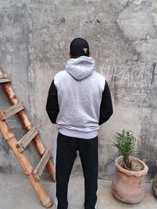 Wholesale Unique Designs Heavyweight Free Sample Pullover Hoodies & <b>Sweatshirts</b> Heather <b>Grey</b> New Design Hoodie - Product Image 6