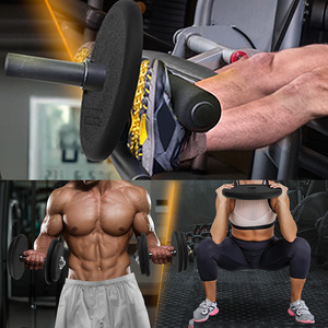 20kg cạnh tranh gang trọng lượng tấm nhỏ gọn <span class=keywords><strong>Barbell</strong></span> Bumper tấm Trọng lượng nâng cao su Tương thích thiết bị khác nhau - Product Image 6