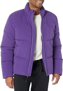 Chaqueta acolchada morada de alta calidad Unisex estilo de moda cremallera impermeable cálido mejor calidad hombres mujeres nuevo diseño al por mayor - Product Image 4