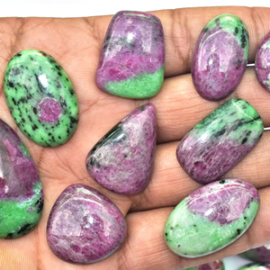 Chất Lượng Cao Màu Hồng Màu Xanh Lá Cây Của <span class=keywords><strong>Ruby</strong></span> Zoisite Đá Quý Cabochon Và Đính Cườm Hình Dạng Bán Buôn Rất Nhiều Đối Với Trang Sức Làm Sử Dụng Tại Số Lượng Lớn Giá OEM - Product Image 6