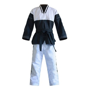 Uniforme de sport Logo personnalisé Uniforme de Taekwondo Prix d'usine Uniforme de Taekwondo Arts martiaux Uniforme de Taekwondo de haute qualité - Product Image 5