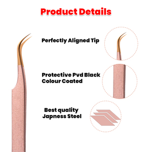 Juego de Pinzas para Pestañas con Punta de Fibra al por Mayor, Herramientas de Extensión de Pestañas con Logotipo Personalizado, Suministro Directo del Fabricante, OEM ODM por Bahasa Pro - Product Image 4