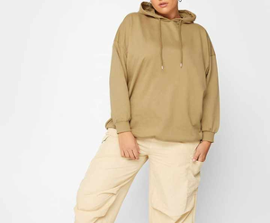 Sweat à capuche surdimensionné pour femmes pour femmes nouveau style couleur unie grande taille sweats à capuche et sweat-shirts pour femmes - Product Image 4
