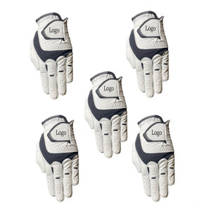 Guantes de golf de piel de oveja Cabretta de la mejor calidad para hombres Diseño único Mano derecha Ajuste para uso en interiores y exteriores Empuñaduras de mano - Product Image 1