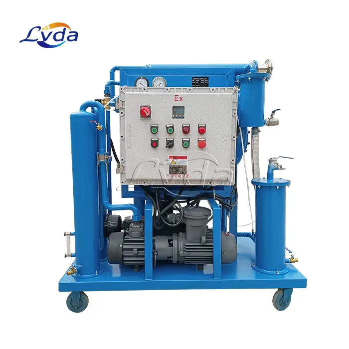 Top ranking vacuum oil purifier hydraulic turbine oil decolorization machine