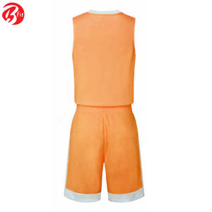 Uniforme de baloncesto ligero con cuello en V para adultos, ropa de equipo al aire libre personalizable, conjuntos de ropa de baloncesto transpirable de talla grande - Product Image 4