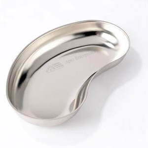 Instrumentos de Laboratorio Médico, Instrumentos Médicos, Equipos Médicos, Bandeja Quirúrgica Profesional para Riñón, Fuente Manual, Acero Inoxidable - Product Image 3