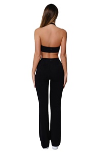 Gym Clothing Active Wear Yoga Bra and <b>Shorts</b> Set Halter <b>Tight</b> Fitting <b>Short</b> Top Casual Fitness Trousers Suit Yoga Sets - Product Image 3