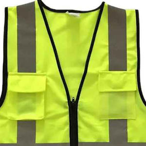 Gilet réfléchissant jaune haute visibilité personnalisé 2025 vêtements de travail de bande de Construction de sécurité pour hommes et femmes - Product Image 5
