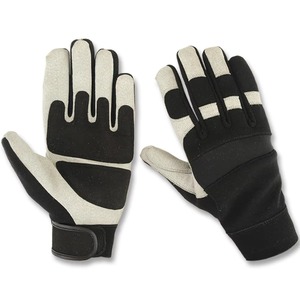 Gants de cyclisme thermiques imperméables en cuir pour l'extérieur, gants d'hiver pour hommes, gants de moto en cuir de mouton - Product Image 2