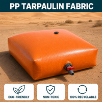 Rouleau de bâche en tissu PP imperméable, non toxique, léger et recyclable pour le stockage d'eau, la couverture de piscine et l'irrigation