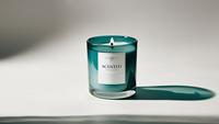 Groothandel 10oz Luxe Blauwe Glazen Kaarsenpot met Aangepast Privélogo, Niet-toxisch, Sterk Geurend, Langdurig, Thanksgiving Diwali