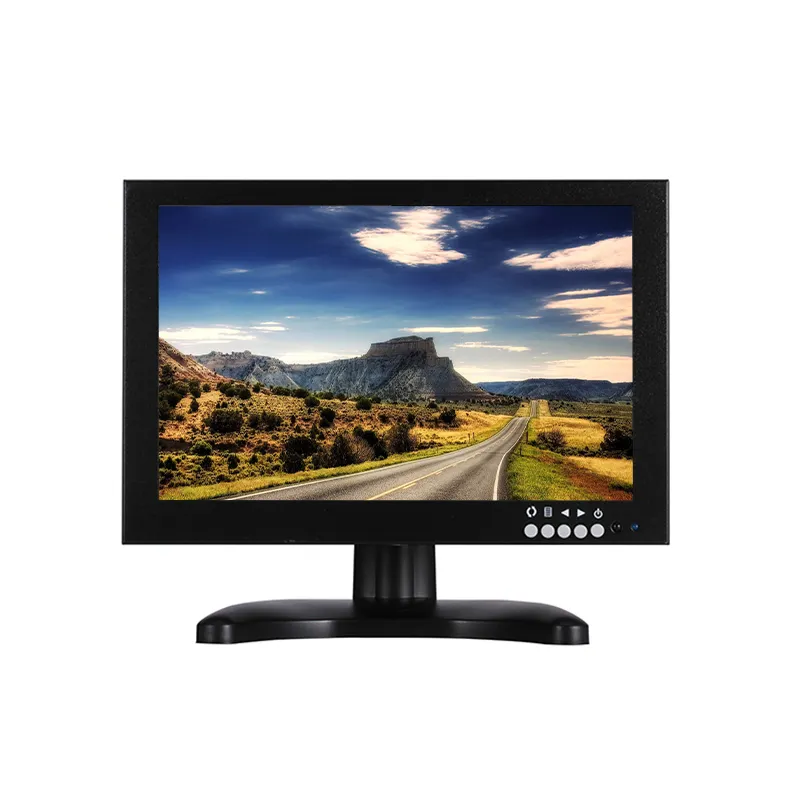 Beveiligingssysteem 10 Inch Lcd-Scherm Ips Scherm 1280*800 Cctv Monitor Met Usb Bnc