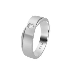 NOVAMART Fine Buy Premium 925 Pure Sterling <b>Silver</b> <b>Rings</b> for <b>Men</b> Fashionable Bezel Setting Inlay Engagement Style Number Shape B - Product Image 1
