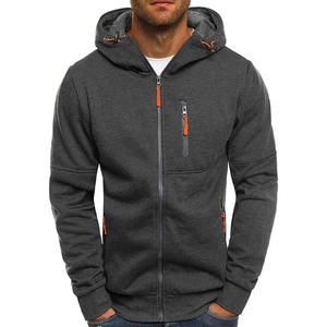 Sudadera con capucha personalizada para hombre de proveedor OEM con cremallera completa Logotipo de tela suave marca y fabricante de ropa de etiqueta privada - Product Image 1