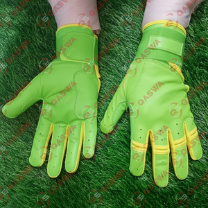 Gants de frappe de baseball en cuir à haute adhérence, respirants, rembourrés, ambidextres, fermeture à boucle et crochet, légers, gants personnalisés en vrac - Product Image 2