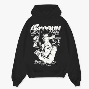 เสื้อฮู้ดพิมพ์ลายสกรีนสำหรับผู้ชายแฟชั่นผ้าคอตตอนผสมเสื้อมีฮู้ดสำหรับฤดูหนาว - Product Image 1