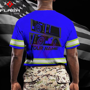 Good Quality Men High Visibility ANSI Class 1 Waterproof <b>T</b>-<b>Shirt</b> Polyester Reflective Safety Custom Logo Customizable - Product Image 3