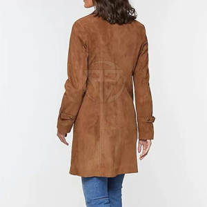 Abrigo Clásico de Invierno, Cortavientos, Transpirable, de Cuero Genuino, Ecológico, Ligero y con un Aspecto Elegante - Product Image 5