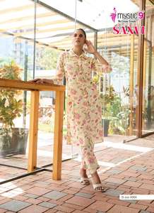 Qualité supérieure traditionnelle feuille de viscose lourde imprimé haut bas en viscose pour les femmes Festival/mariage tenue décontracté toutes saisons - Product Image 6