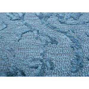 Alfombras Imara Azules Clásicas con Diseño Floral, de Lana y Viscosa, Hechas a Mano, de 10 mm de Grosor, TNQ-639, para Uso Doméstico, Sala de Estar, Pasillo, Dormitorio Juvenil - Product Image 3