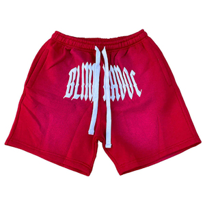 Short d'été Unisex Streetwear Custom Puff Print 100% Cotton Sweat Sports Gym Breathable Joggers French Terry Custom Shorts - Product Image 1