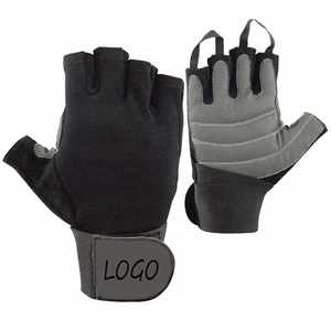 Gants d'haltérophilie légers demi-doigt en cuir avec logo personnalisé de nouvelle conception pour hommes femmes gym fitness - Product Image 6
