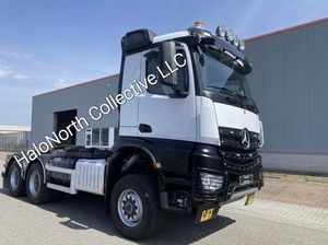 2019 Mercedes arocs 3351 6x4หัวรถบรรทุกมือสองใหม่ยูโร2ดีเซล251-350hp คู่มือ10สปีด> เครื่องยนต์8L 25000กก. gvw ซ้ายขวา4x2 - Product Image 3