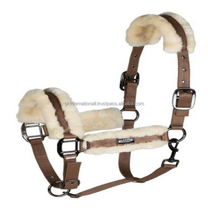 Equine Fleece เชือกแขวนคอหลังม้าสำหรับใส่กลางแจ้ง,อุปกรณ์กีฬากลางแจ้งเบาะผ้าฟรีซนุ่มปรับความสบายได้ทำจากไนลอนปรับได้ทุกขนาด - Product Image 1