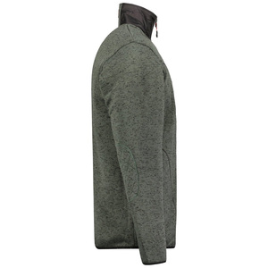 Tendance fermeture éclair polaire matelassée coupe moderne veste pour hommes Indemand respirant vêtements d'extérieur veste polaire avec logo personnalisé - Product Image 6