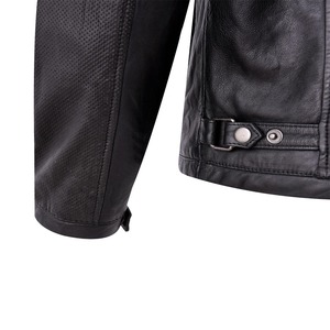 Concevez vos propres vestes en cuir à la mode Veste en cuir de haute qualité pour hommes au meilleur prix Veste en cuir à manches longues/veste de travail - Product Image 3