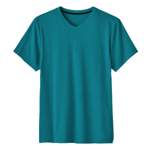 Camiseta Unisex Básica con Cuello en V, Manga Corta Informal, 100% Algodón, 180 Gramos de Peso de Tela, Diseño Liso, Corte Regular, Transpirable - Product Image 4