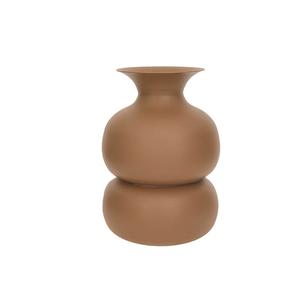 El mejor florero de metal de hierro de inspiración vintage con tallas únicas artesanales e interiores elegantes de acabado Premium - Product Image 6