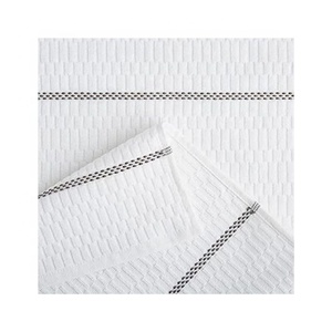 Essuie-tout de cuisine en coton 100% brodé motif golf, bleu ciel, 42x32cm, tissé, OEM, personnalisé, vente en gros, fournisseur d'usine FOB - Product Image 4