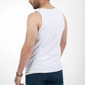 Débardeur de musculation uni pour homme, qualité supérieure, 100% coton, respirant, séchage rapide - Product Image 6