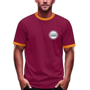 Camisetas con Logotipo Personalizado, Ropa Deportiva, Camiseta Ringer 50/50 - Product Image 1