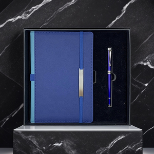 Ensemble de luxe carnet A5 et stylo – Cadeaux promotionnels d'entreprise pour cadres et dirigeants – Coffret cadeau d'affaires de luxe - Product Image 1