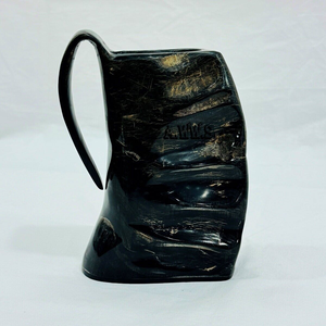 Tasses en corne de buffle d'eau, vaisselle, exclusives, tendance, authentiques, fabriquées à la main, tasse en corne viking - Product Image 3